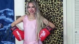 AZN BLONDE VS PORNSTAR CHAMPION IN MAN VS WOMEN MATCH & HOT BLOWJOB