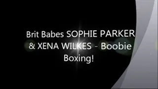 Brit Babes SOPHIE PARKER & XENA WILKES - Boobie Boxing!