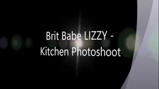 Brit Babe LIZZY - Kitchen Photoshoot