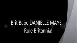 Brit Babe DANIELLE MAYE - Rule Britannia!