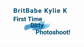 BritBabe Kylie K - First Dirty Photo shoot