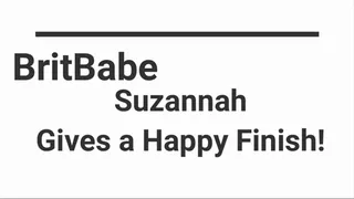 BritBabe Suzannah - Gives a Happy Finish!