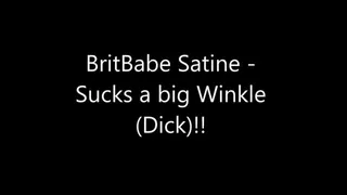 BritBabe Satine Spark Sucks a Big Winkle (Dick)!!