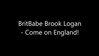 BritBabe Brook Logan - Come on England!