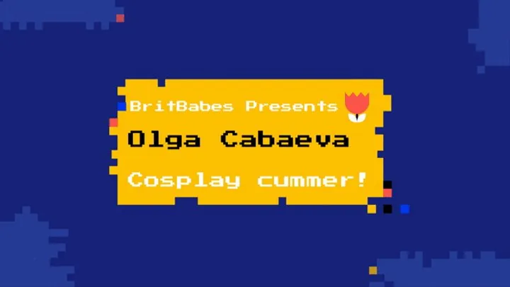 BritBabes Presents - Olga Cabaeva - Cosplay Cummer!