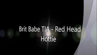 Brit Babe TIA - Red Head Hottie