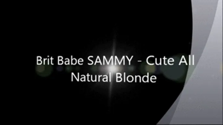 Brit Babe SAMMY - Cute All Natural Blonde