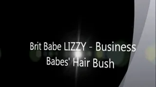 Brit Babe LIZZY - Business Babe's Hairy Bush