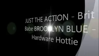 JUST THE ACTION Brit Babe BROOKLYN BLUE - Hardware Hottie