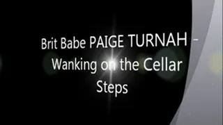 Brit Babe PAIGE TURNAH - Wanking on the Cellar Steps