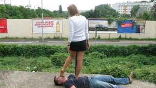 Balkan Femdom Trampling 10