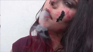 Halloween smoking