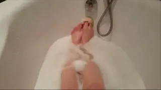 Naughty feet in the water