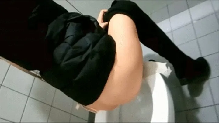 In public toilet three times