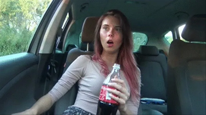 Cola burps in car