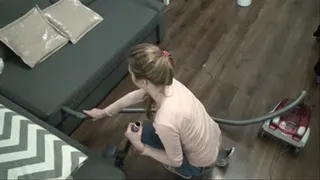 Huge mess vacuuming