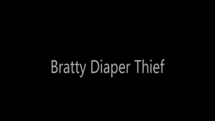 Step-Daddy's Bratty Diaper Thief