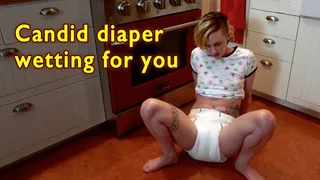 Candid Diaper Wetting Just for You