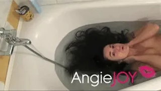 NEKED, sexy, long, underwater WASHING HAIR! iphone