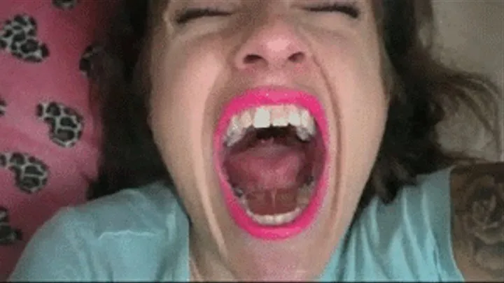 Pink oral yawn
