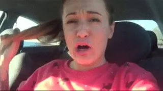 Yawn in car