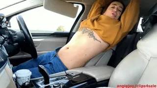 Belly stretching while driving