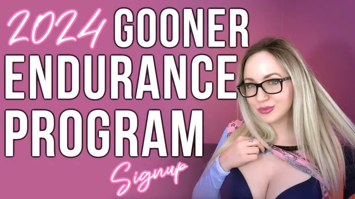 2024 Gooner Endurance Program Sign Up