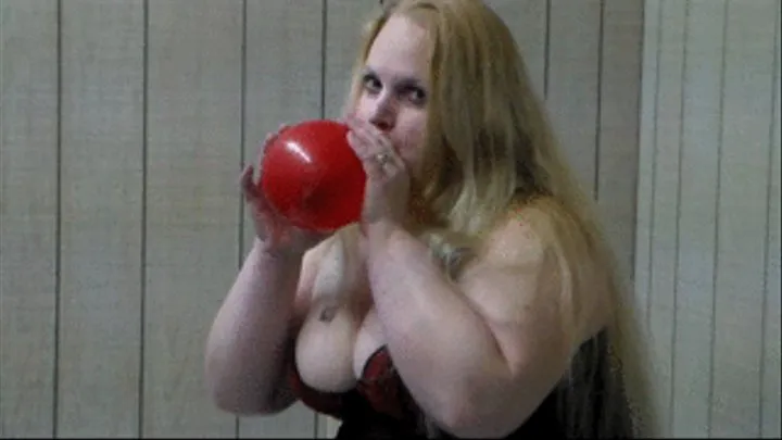 Sensual balloon popping( )