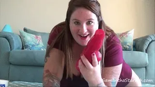 Fucking Both Holes With A Doggie Cock Dildo