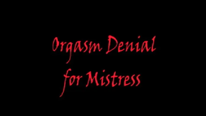 Master Whips Slave in Orgasm Denial