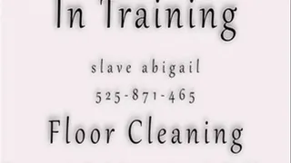 Slave in Training Floor Cleaning