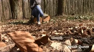 Crossed Legs in the woods