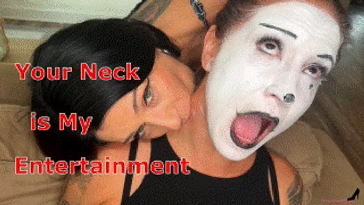 Your Neck Is My Entertainment - Morgana Soles And Autumn Bodell Vampire Throat Worship Neck Licking Throat Biting Mesmerized Woman Following Orders