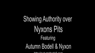 Showing Authority over Nyxons Pits