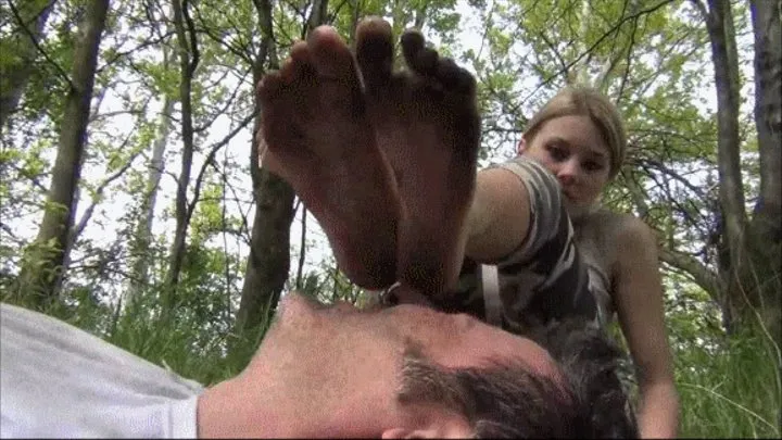 GABRIELLA - 'Saving Private Vigor' - EXTREME Muddy Feet Worship and Humiliaton