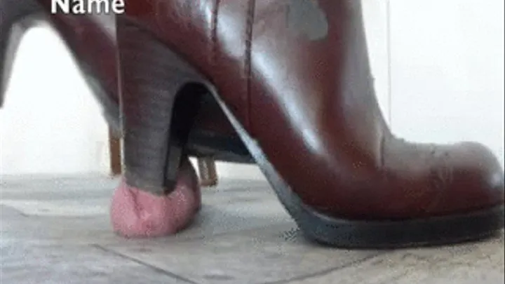 and CBT in very well worn brown leather Boots - Multi Pussyview