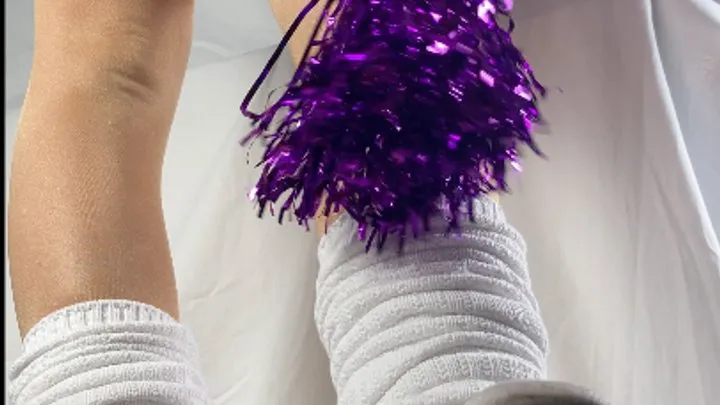 A Shoejob Date with a Cheerleader in Reebok Freestyle Sneakers and Slouch socks - CBT, Shoejob and POV Views - Huge cumshot - multiedit