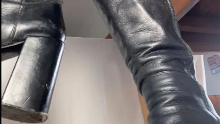 A boot fetish dream - Tramplegirls Buffalo T24400 Plateau Boots - Upskirt POV and underglass views on my well worn Boots