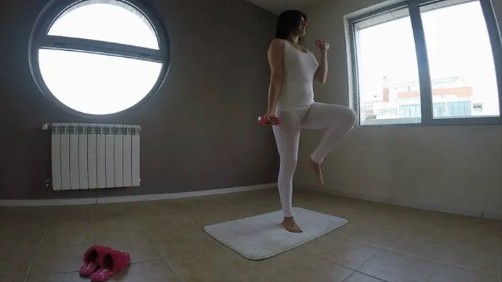 Yoga Leggings Wetting and Pissing Orgasm