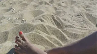 Feet and Pissing on the Beach