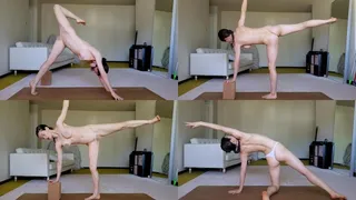 Hot Naked Yoga Part 1