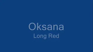 Oksana long red balloon