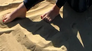 FOOT PLAY in the SAND