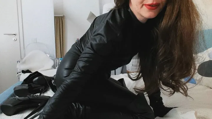 covered in leather