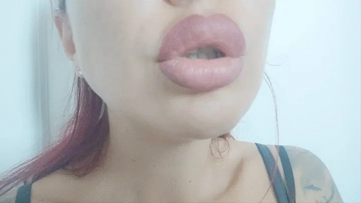 beautiful while playing with her boobs and making big burps