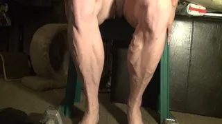 Tempest's arm day and calves