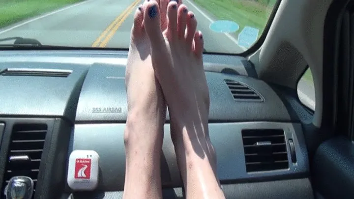 Flexing in the car