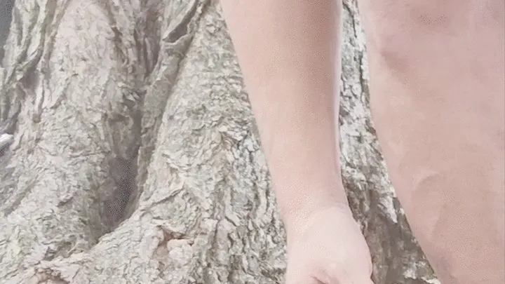 Dirty soles on the tree