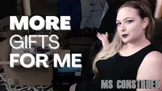 Goddess Ms Construed Gets MORE Gifts From Her Shopping Slave ~ CUSTOM ~ FinDom & Money Fetish