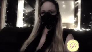Gothic Music Box Staredown by Ms Construed ~ Mask Fetish & FinDom Ripoff ~ Ms Construed's Staredown Video in a Leather Mask Will Make You Feel Helpless and Powerless Under Her Strong Gaze With Creepy Music Box Sounds and Flashing Fairy Lights
